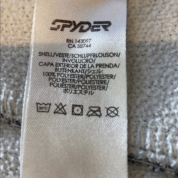 Spyder core sweater Jacket full zipper SP - Picture 9 of 10